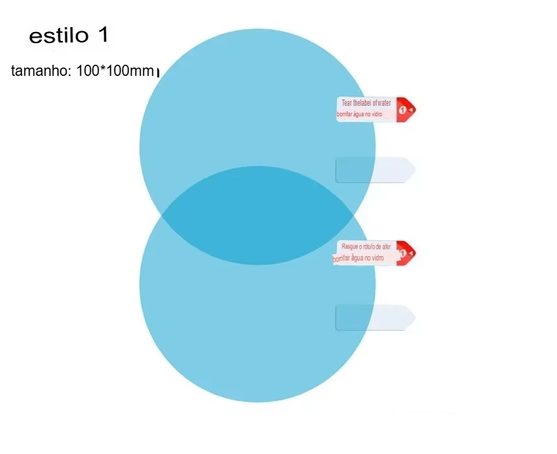 Película protetora para espelho retrovisor de carro, membrana antiembaçante, à prova d'água