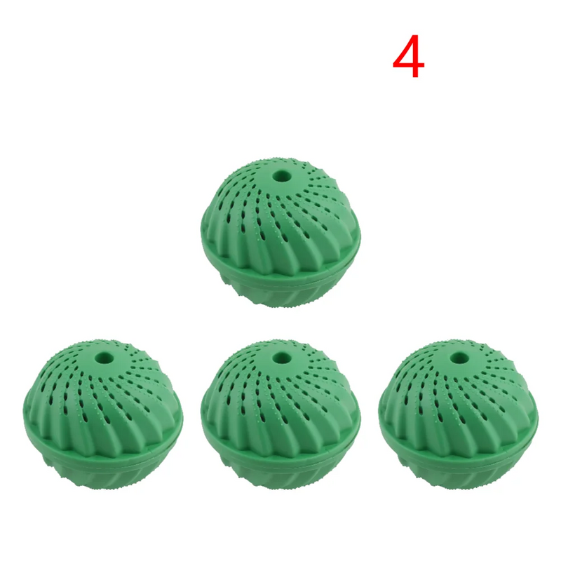 Bolas com "detergente" ecológico para lavar roupas na máquina