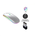 Mouse Wireless Recarregável Led Rgb 2.4 Ghz Sem Fio