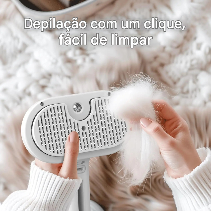 Escova a vapor para cães gatos